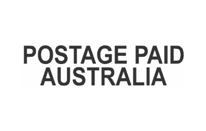 POSTAGE PAID AUSTRALIA